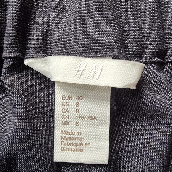 H&M High Waist Belted Ankle Length Palazzo Pants ๐ - Picture 8 of 8